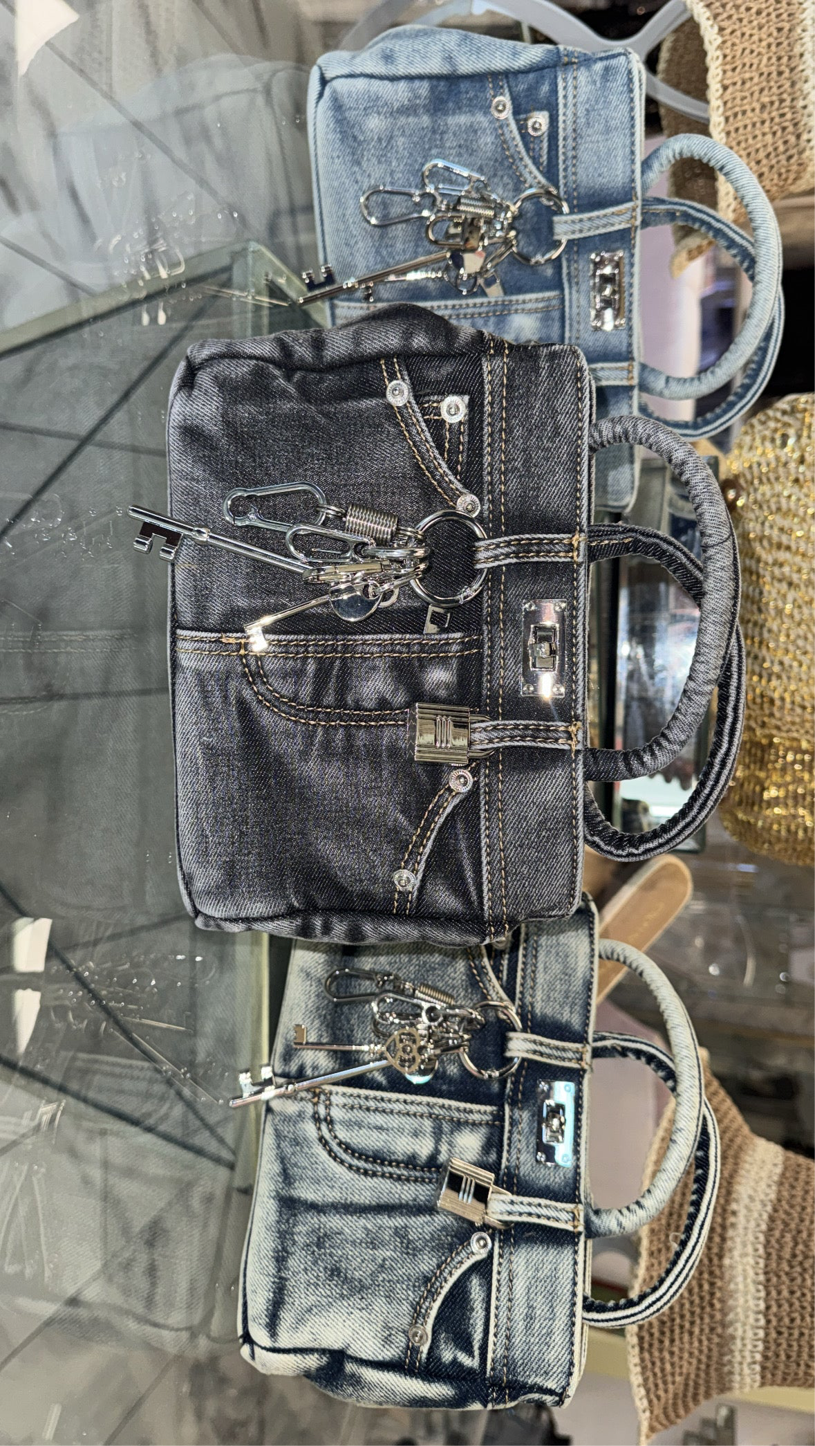 Give Me Denim Mini Bag