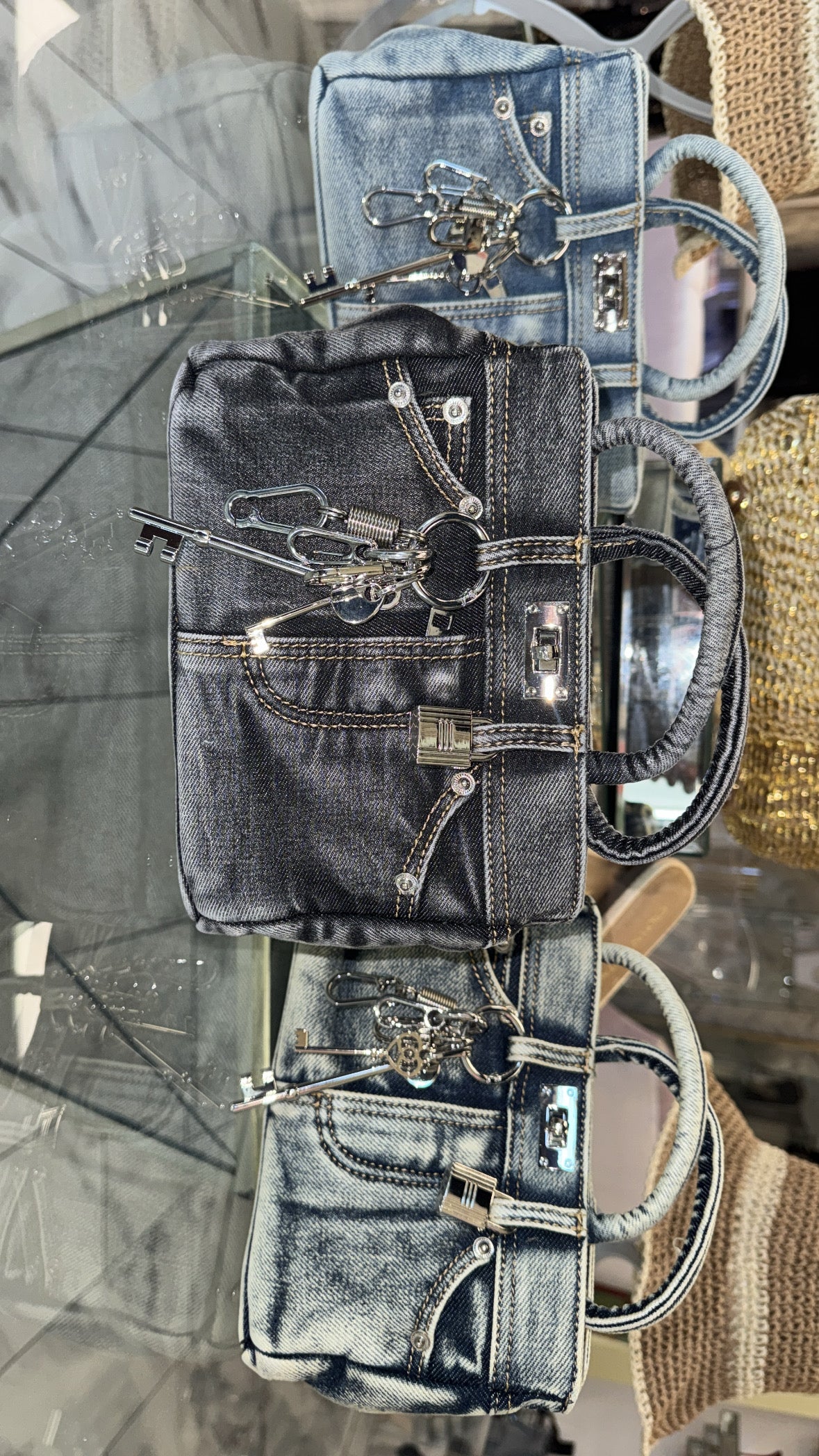 Give Me Denim Mini Bag