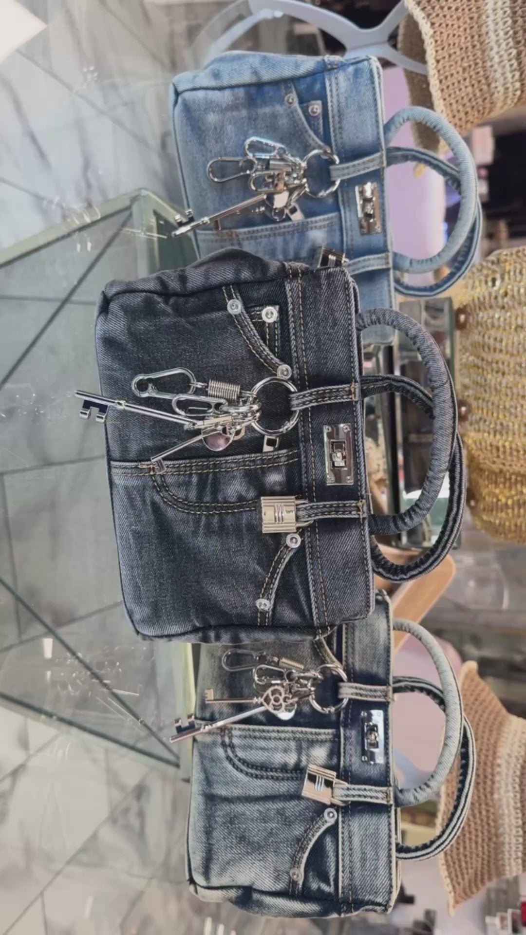 Give Me Denim Mini Bag