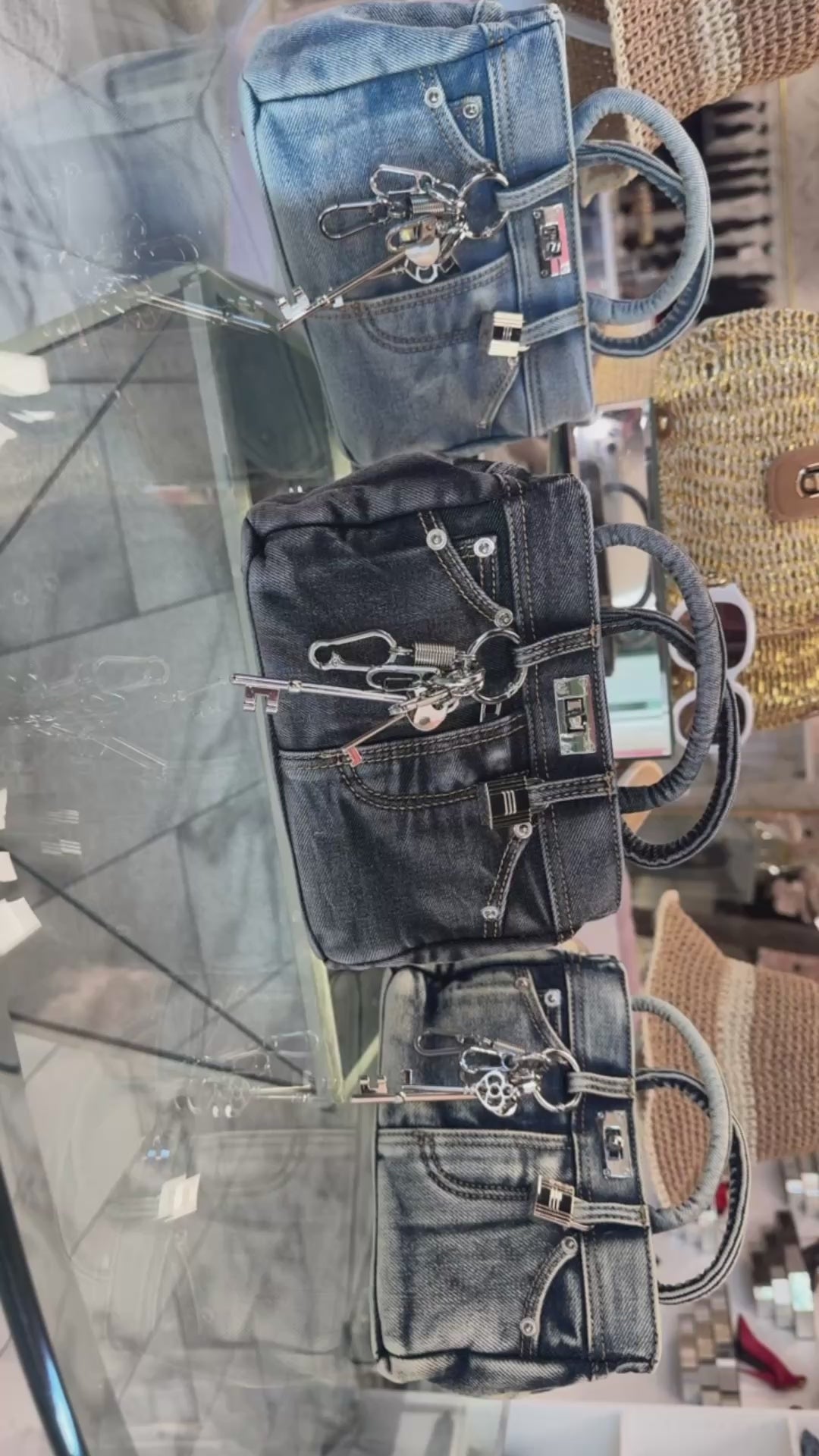Give Me Denim Mini Bag