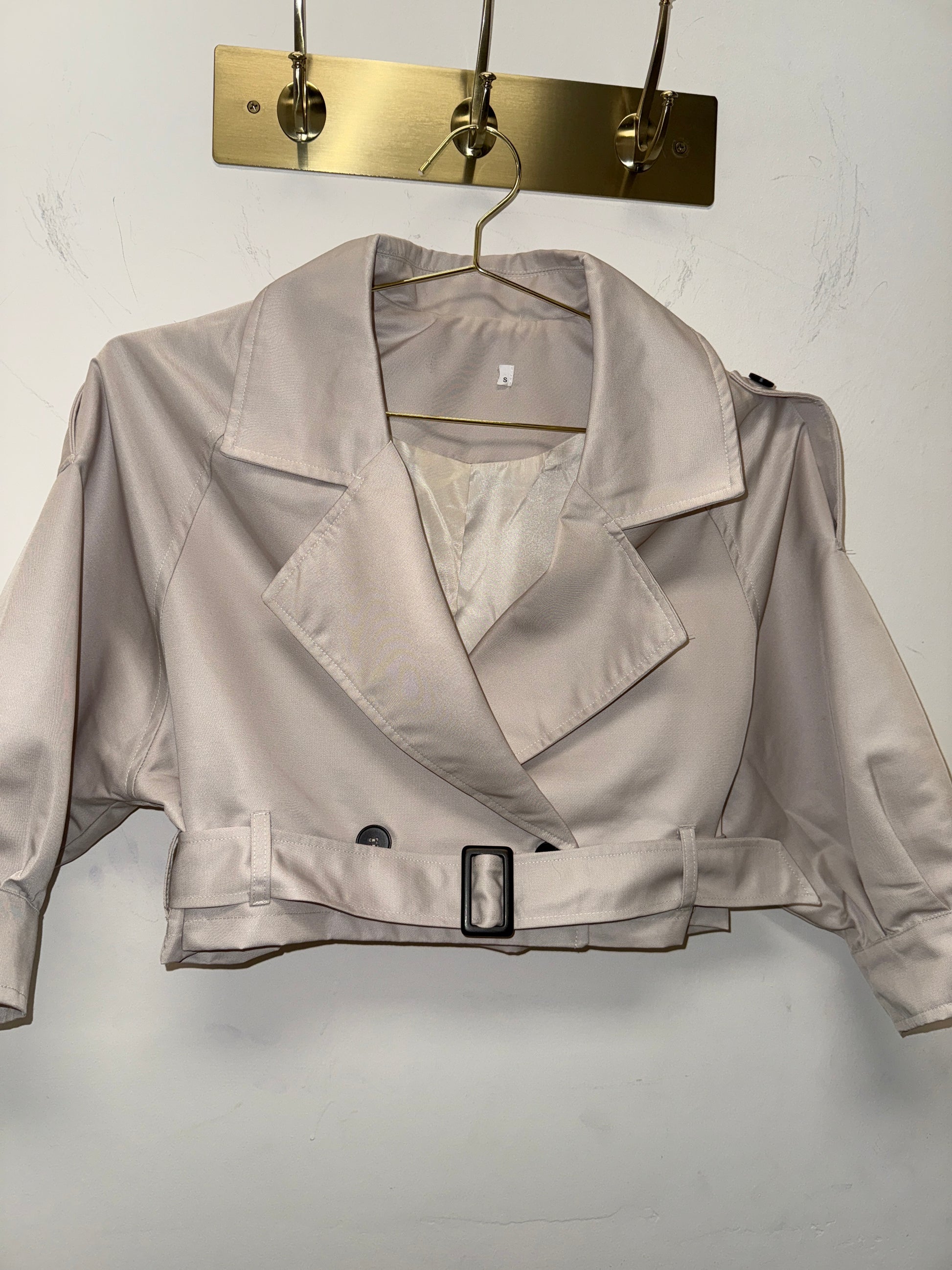 Crop Trench Jacket
