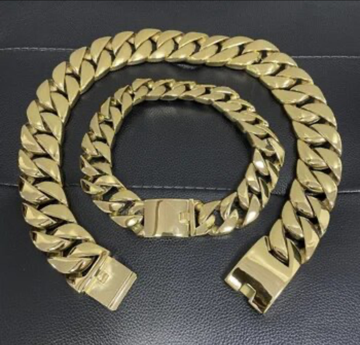 Cuban Girl Chain set 32mm
