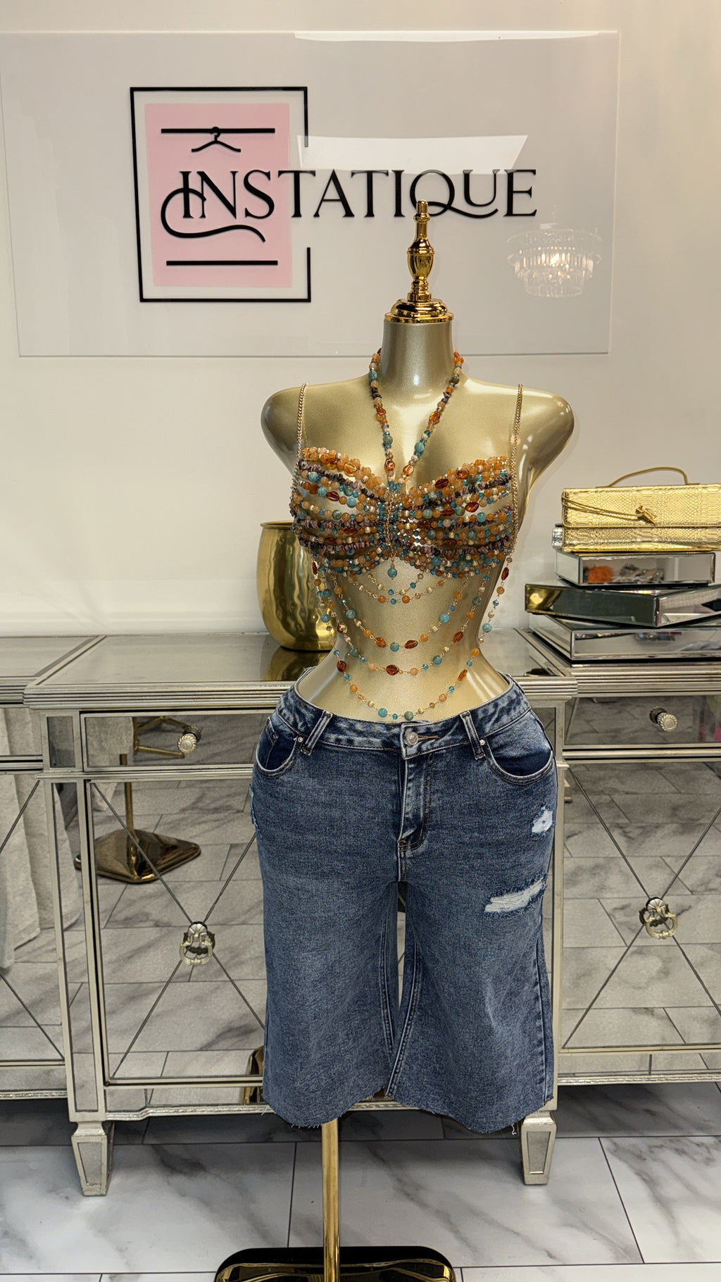 Pretty LiL Stones Jewel Top