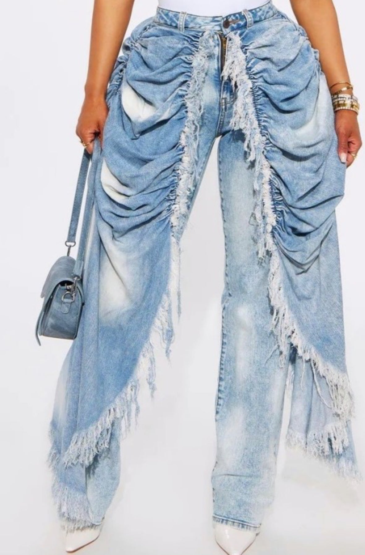 Wrap Skirt Jeans