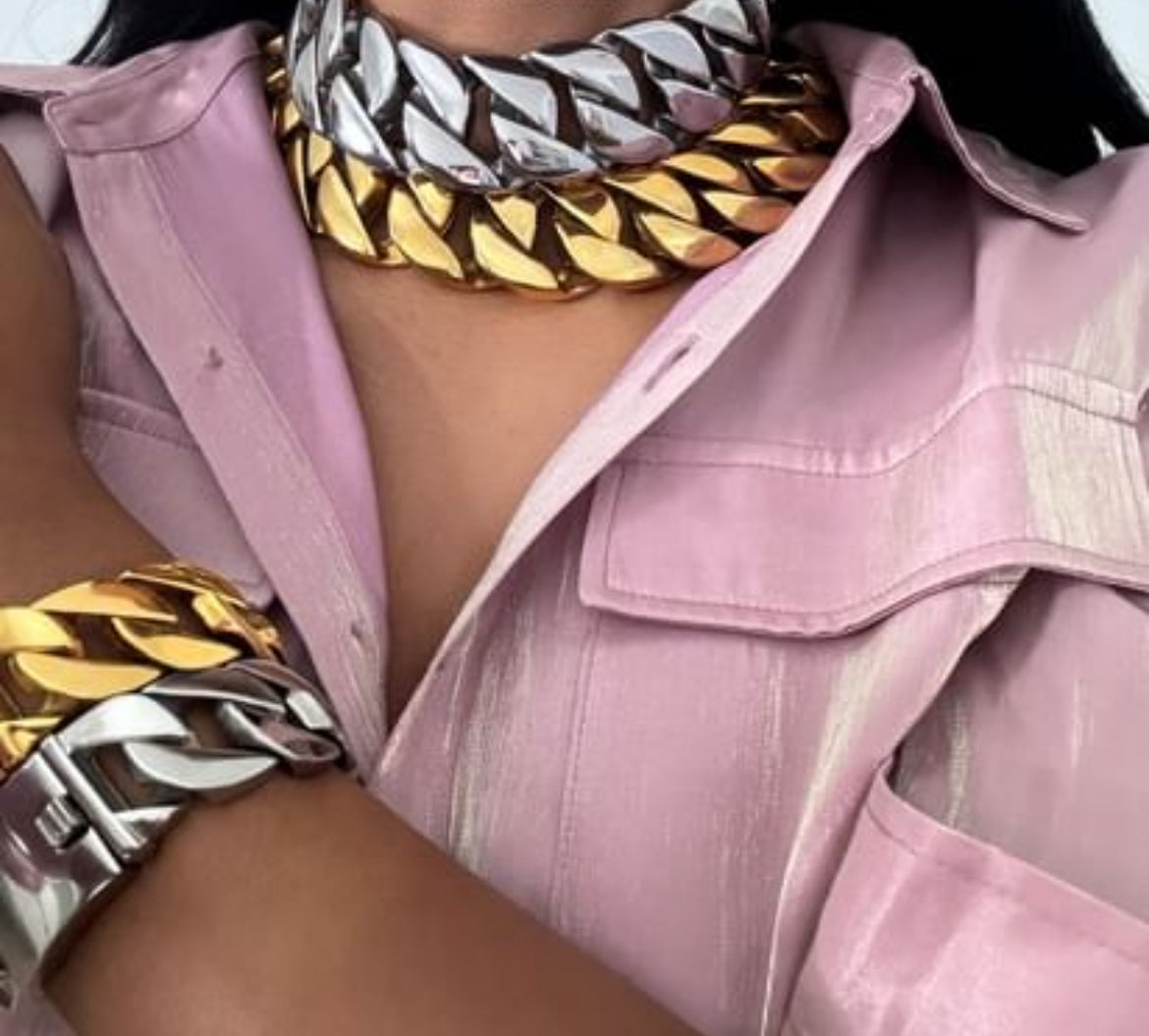 Cuban Girl Chain set 32mm