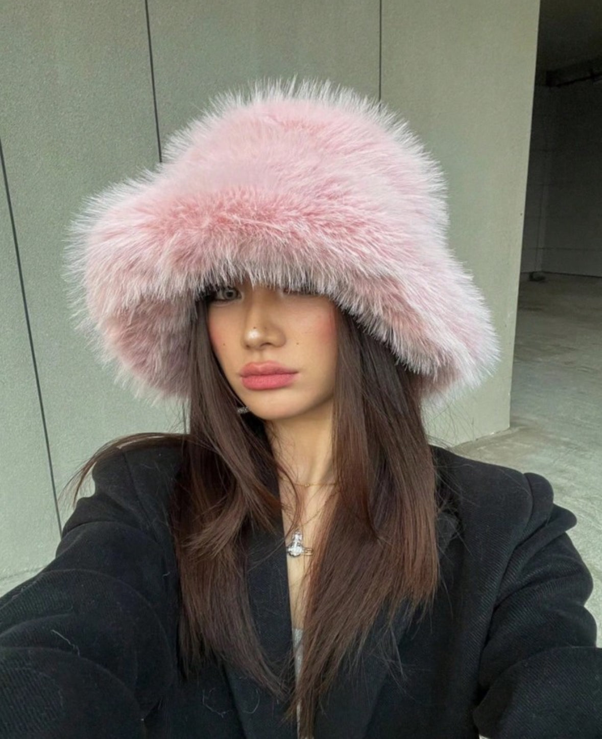 Faux Fur Bucket Hats