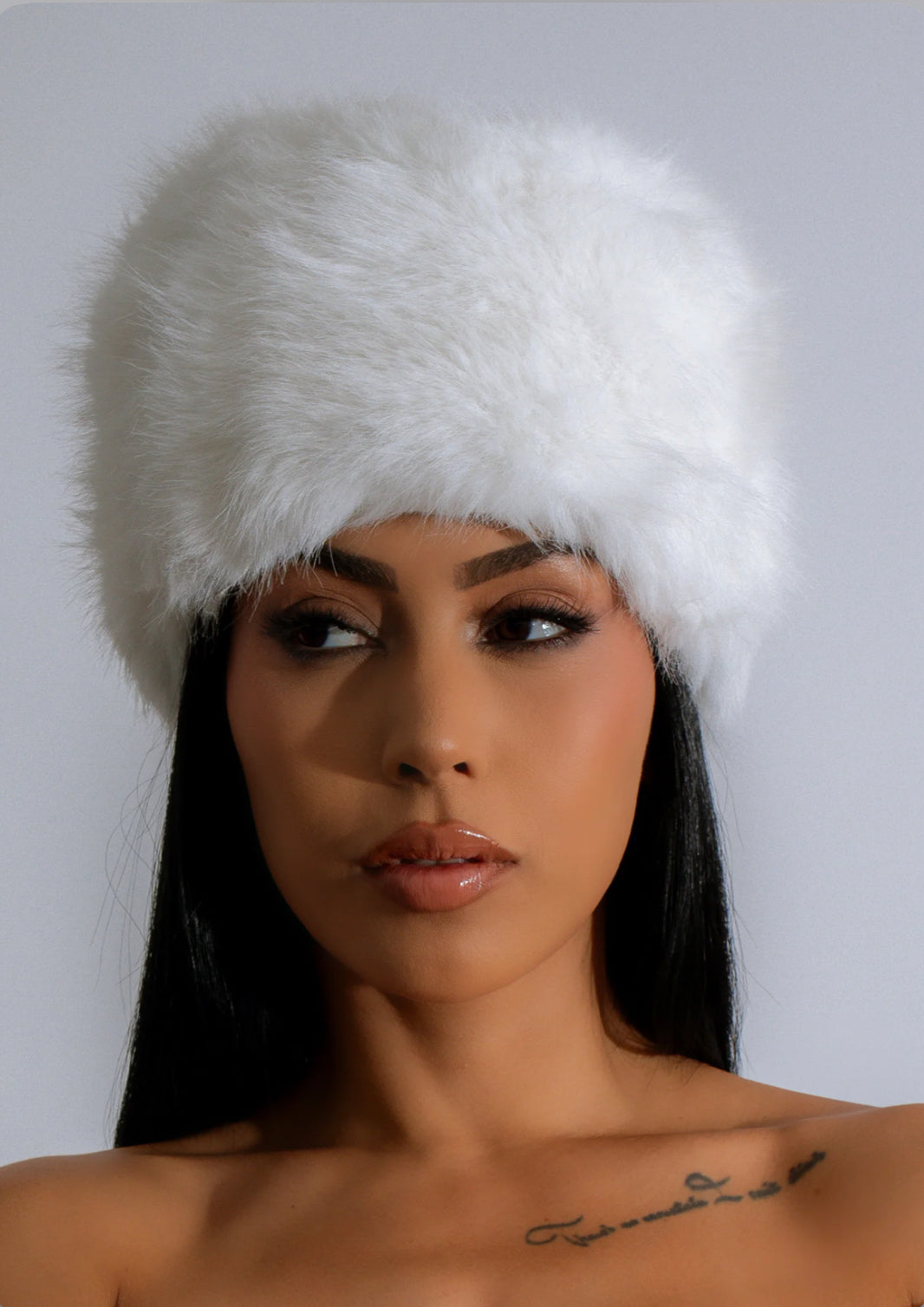 Puffer Faux Fur Hat