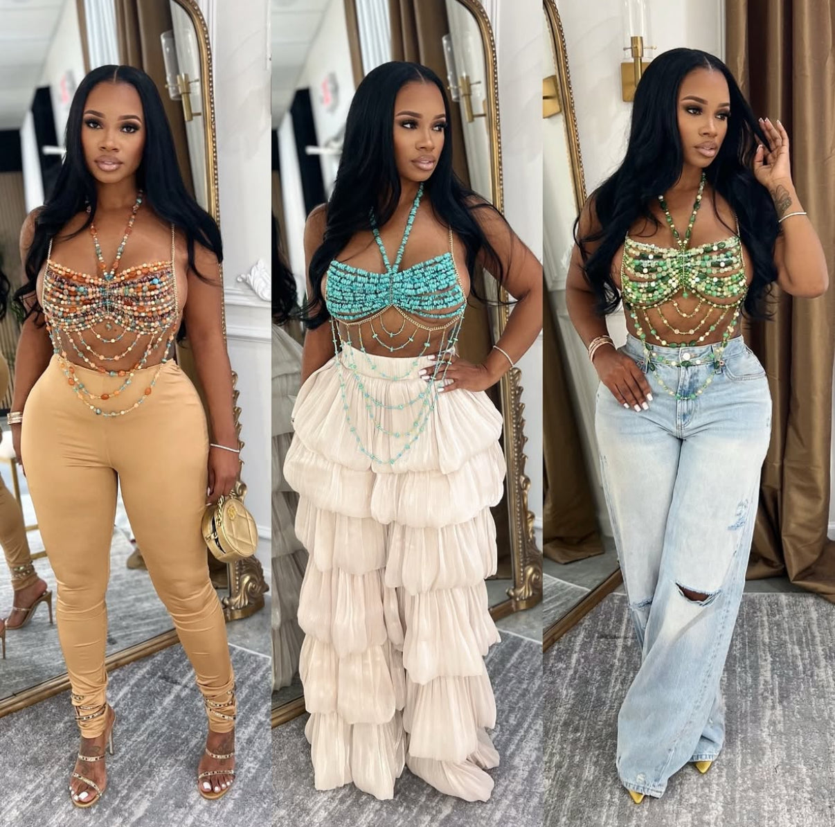 Pretty LiL Stones Jewel Top