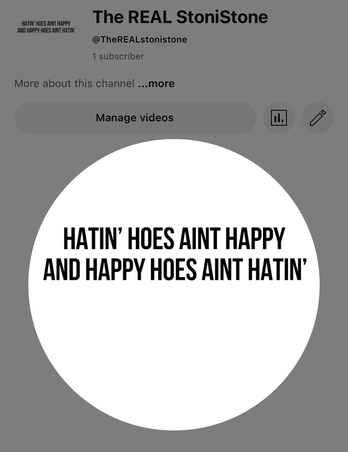 Hatin T-shirt