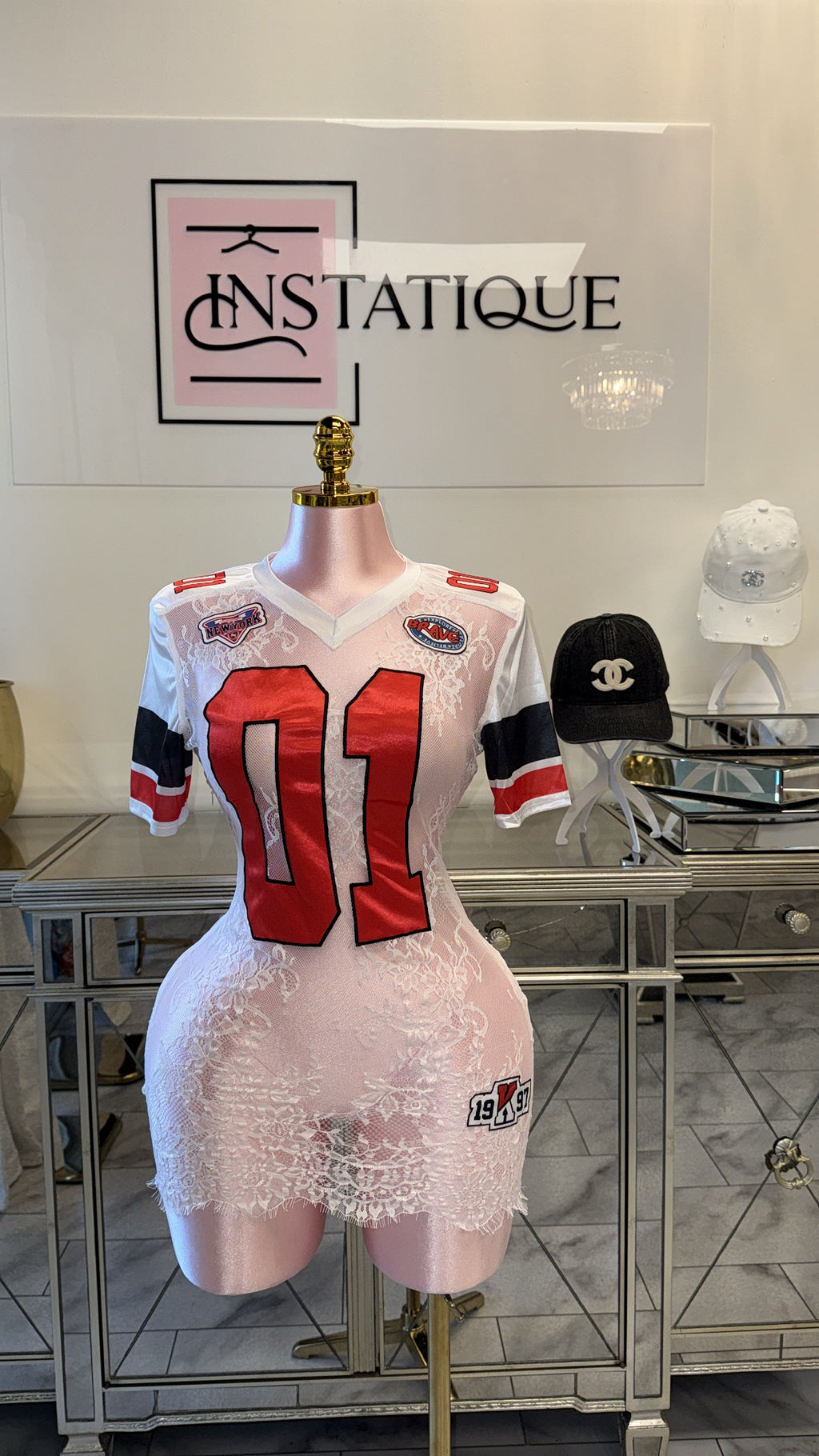 She Loves The Game Lace Mini