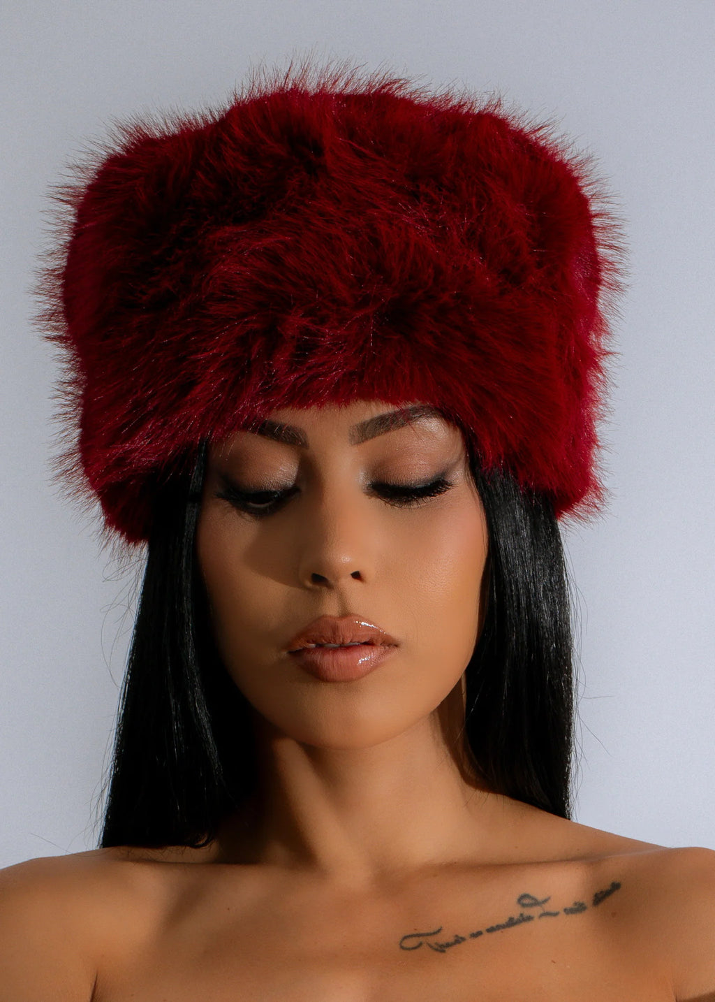 Puffer Faux Fur Hat