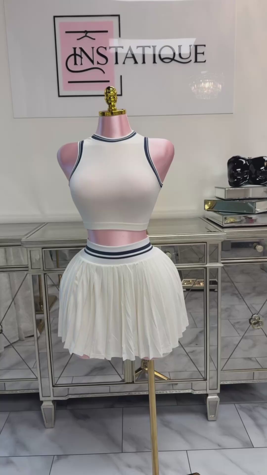 Al-No Tennis Skirt set