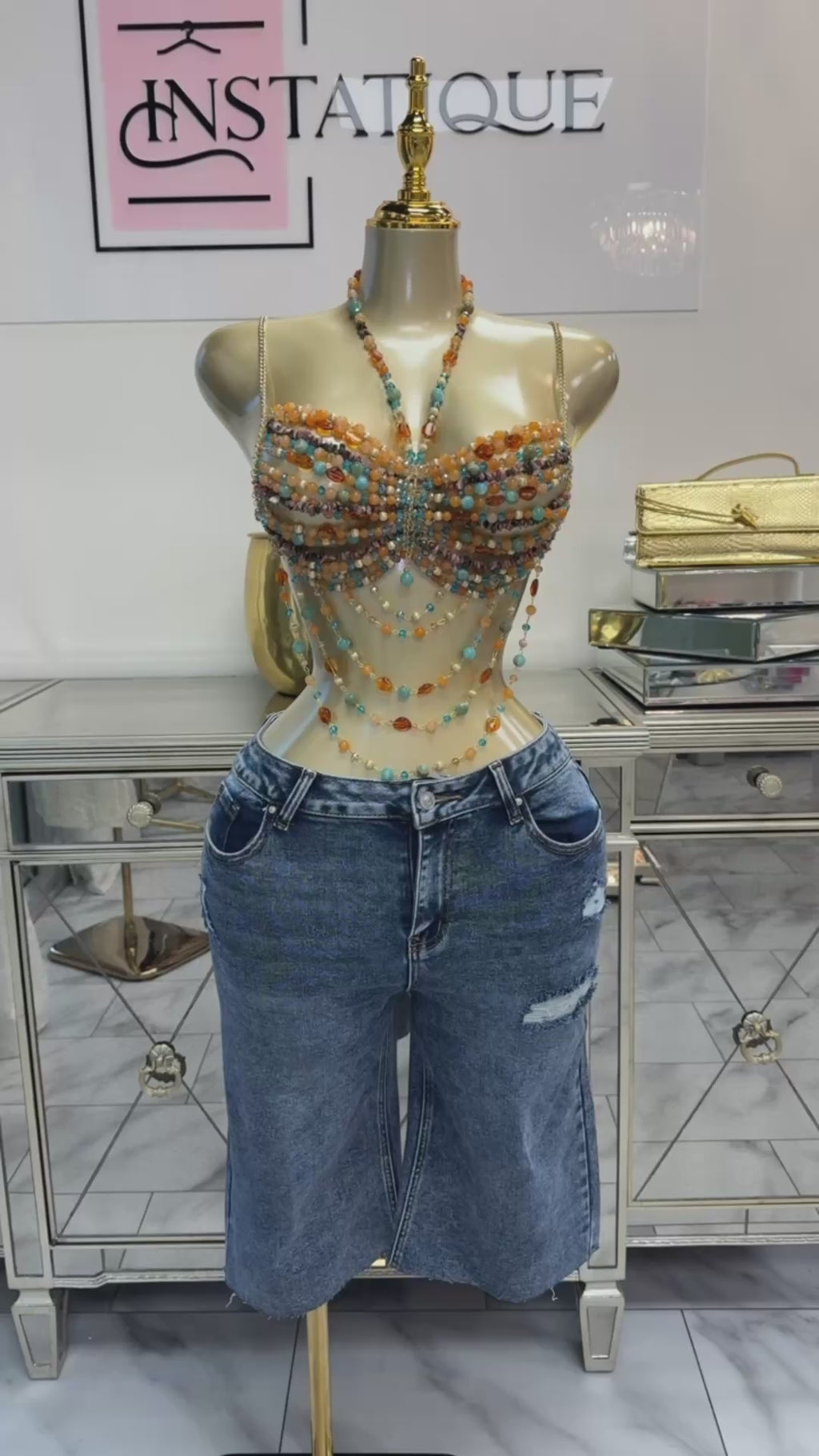 Pretty LiL Stones Jewel Top