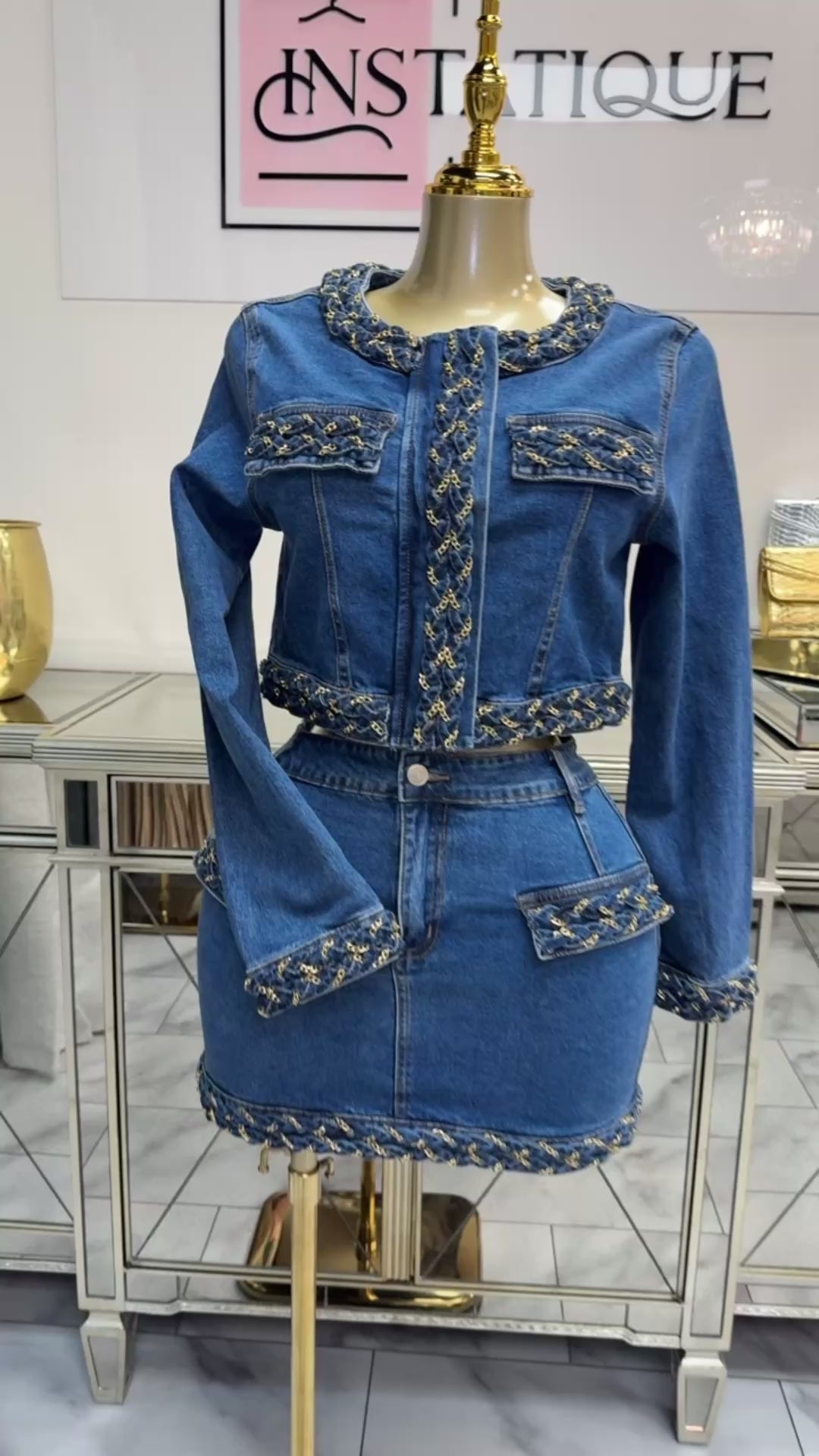CoCo 2025 Denim Skirt