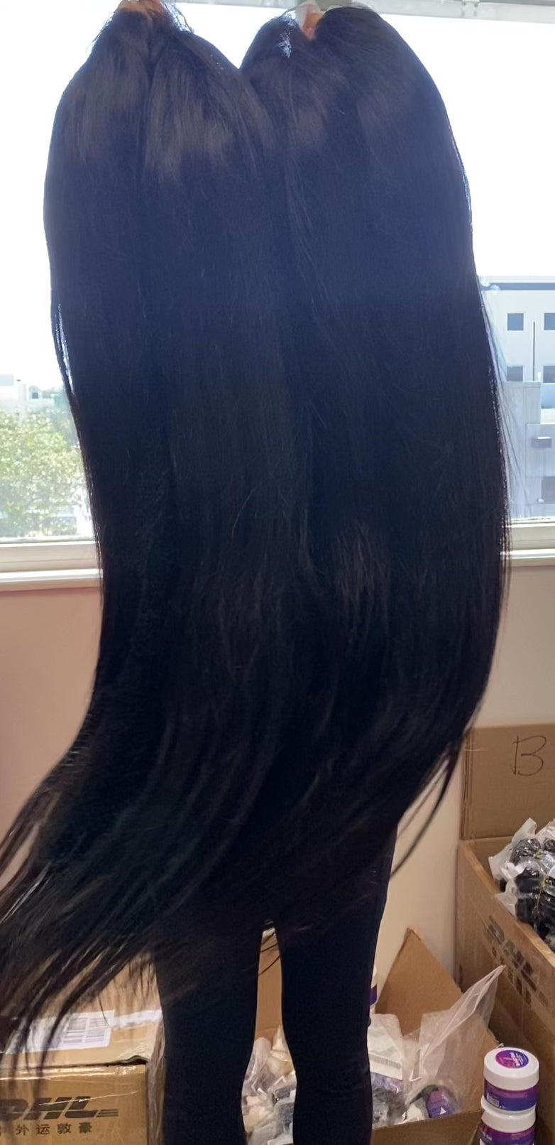 Straight 34” Full Frontal wig