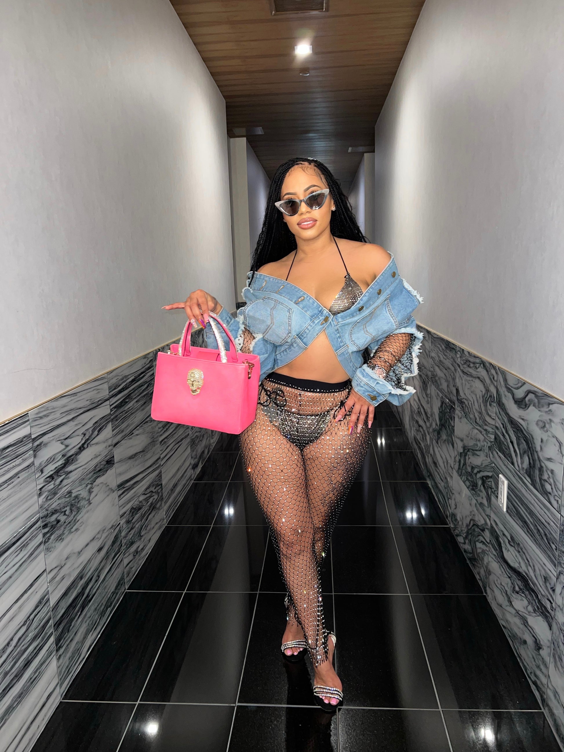 Diamond Denim Jacket