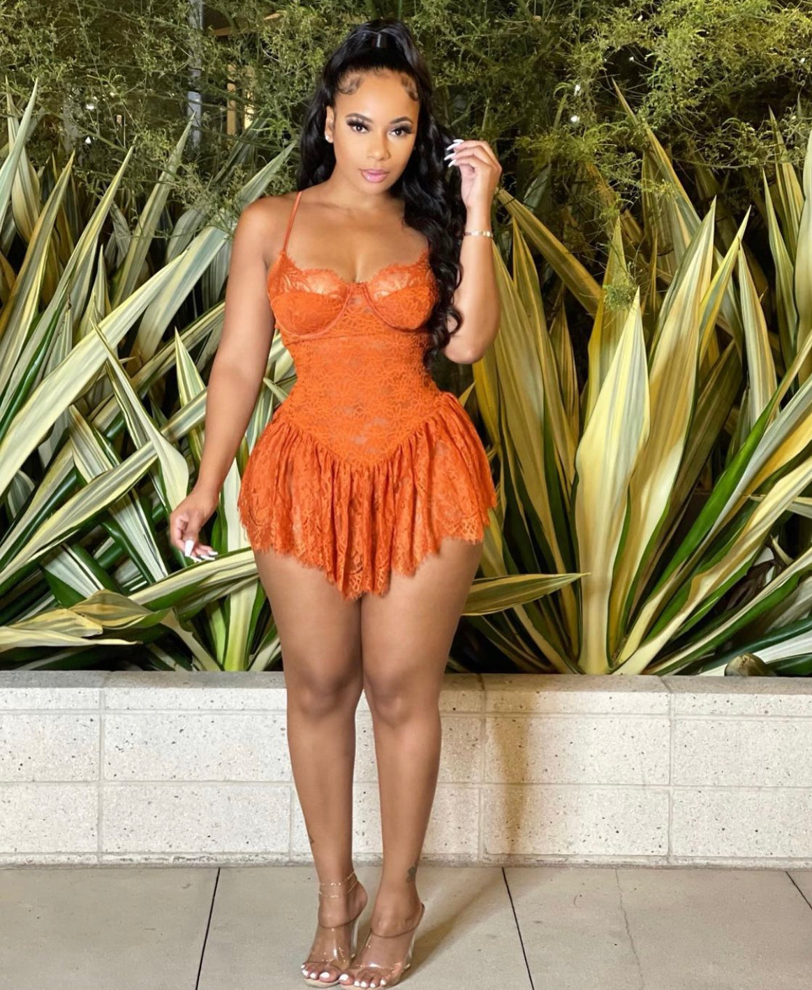 Babydoll Lace Romper/Dress