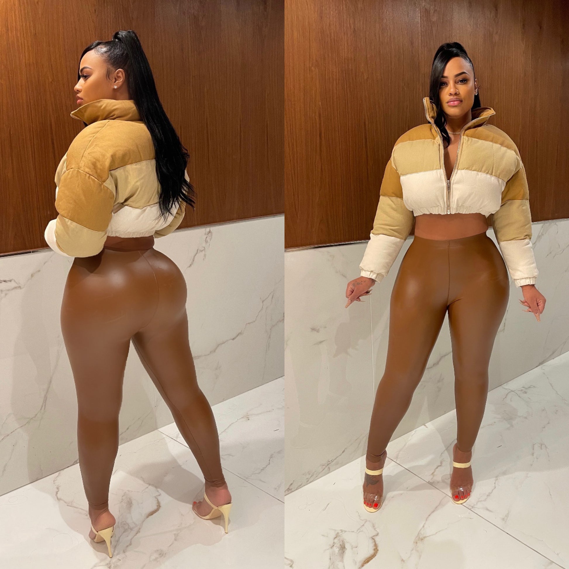 Creme De La creme bubble jacket