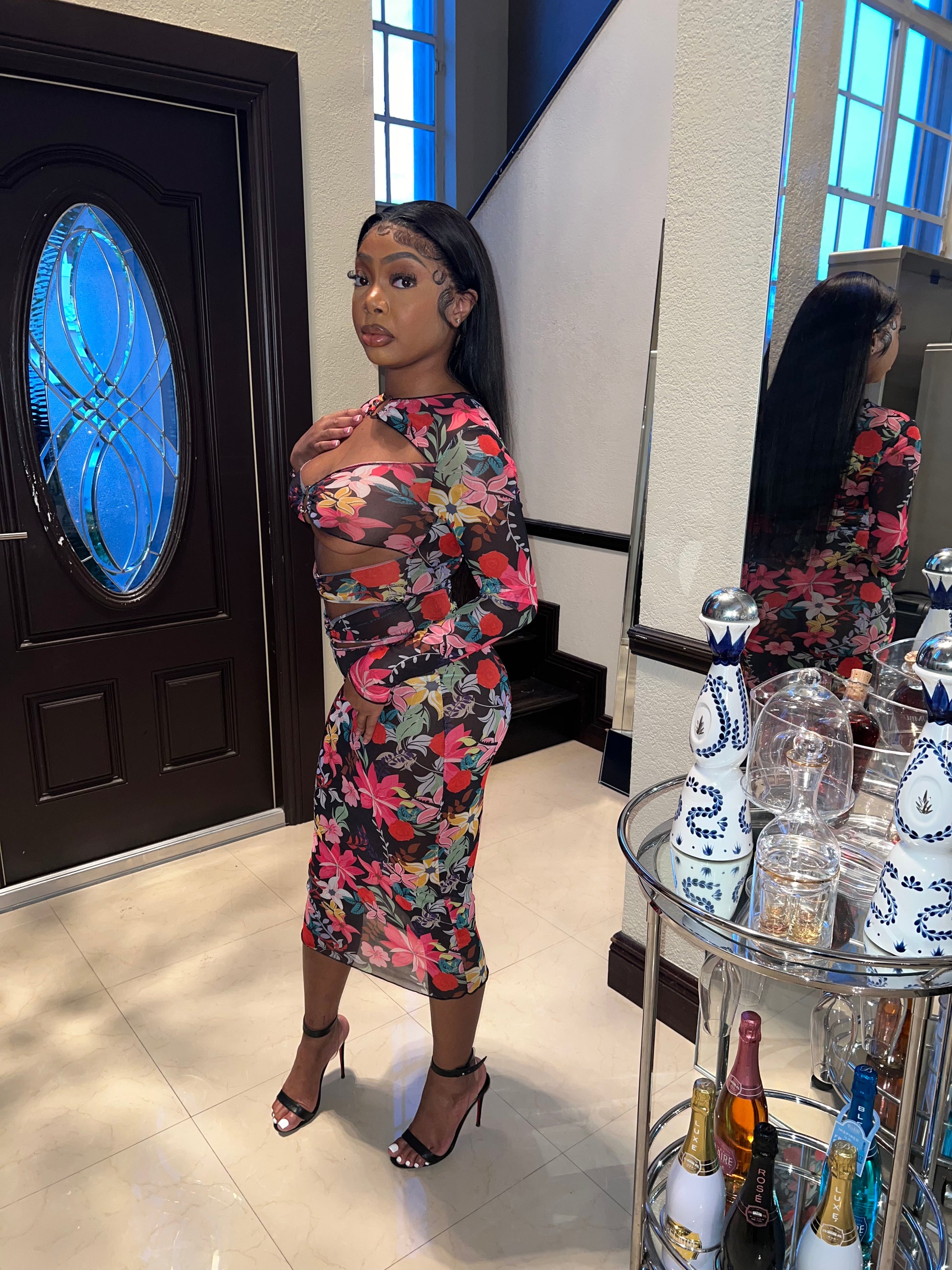 Botanical Goddess Dress