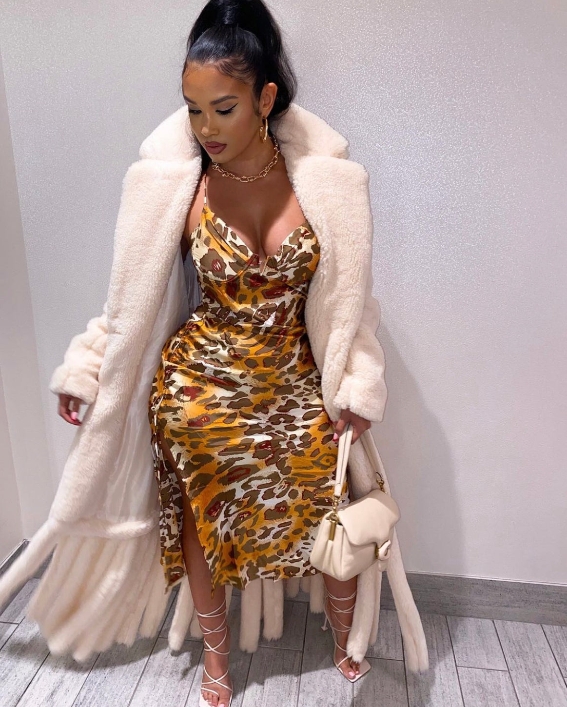 Prissy Leopard dress