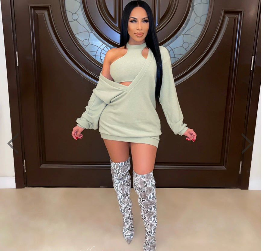 Comfy Crop Dress set