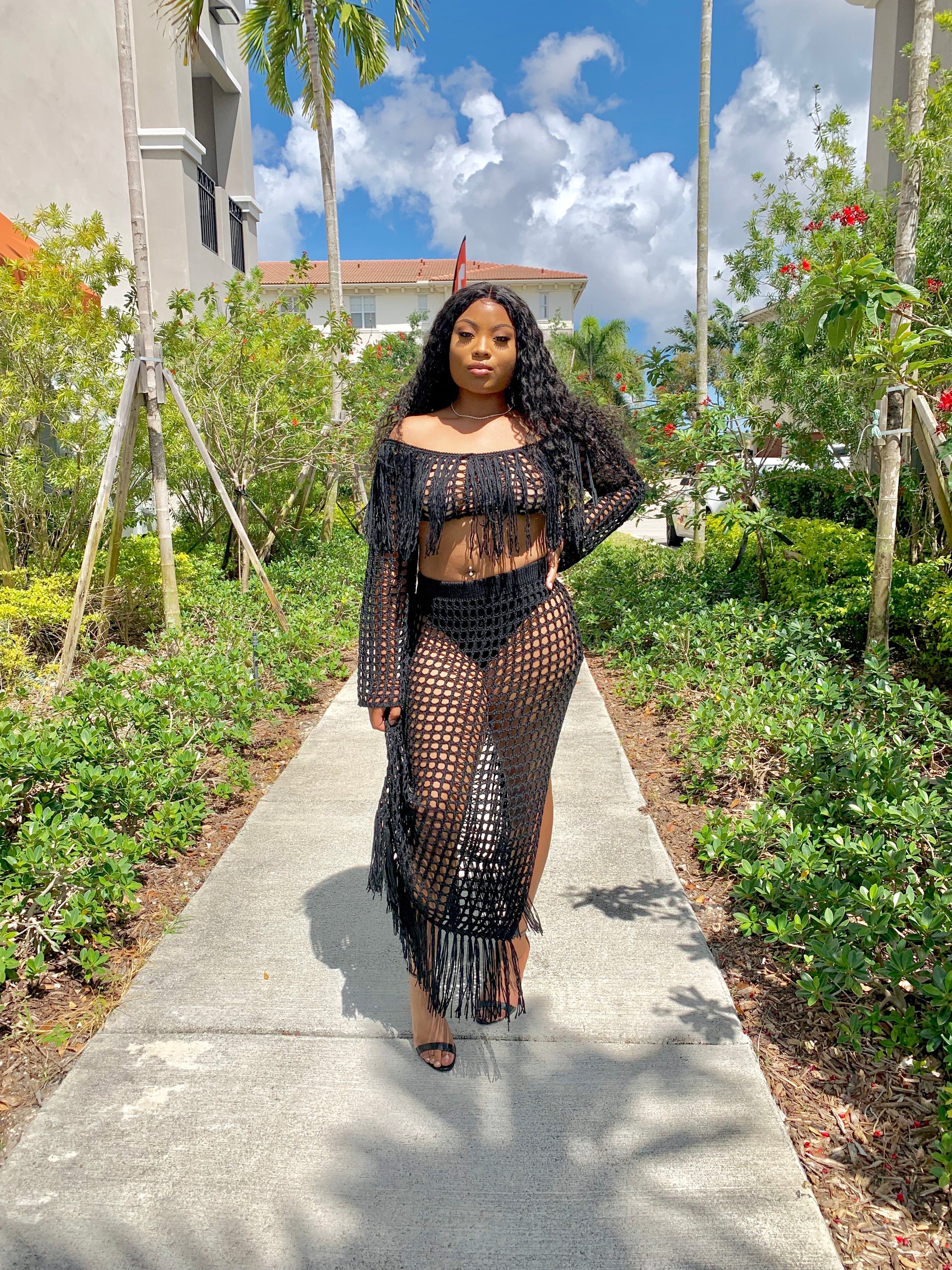 Fringe Crochet 2piece