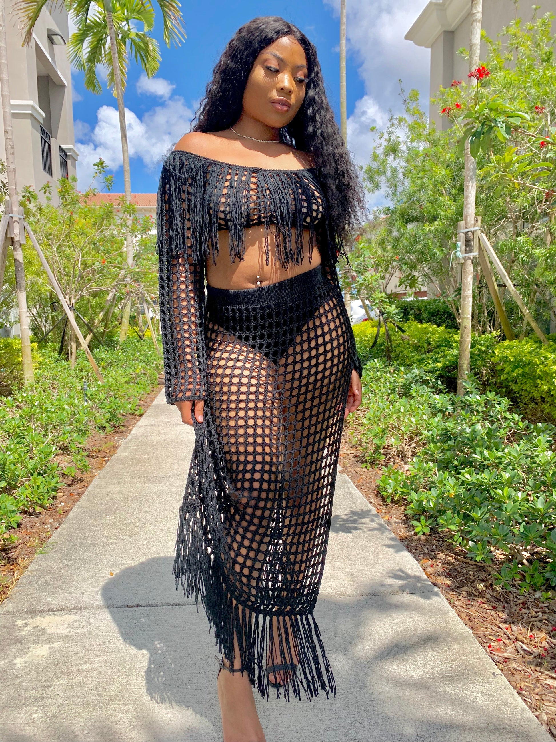 Fringe Crochet 2piece