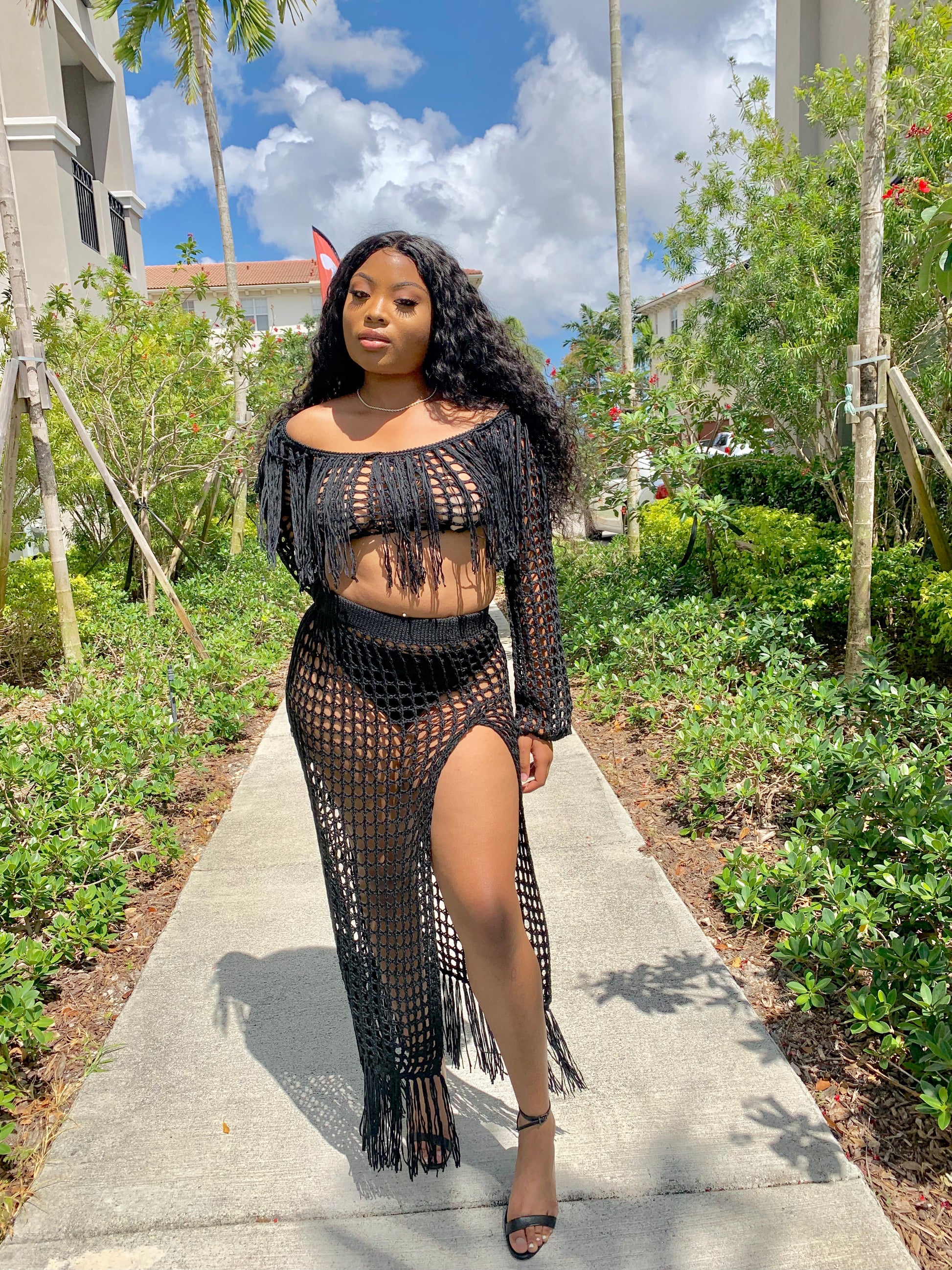Fringe Crochet 2piece
